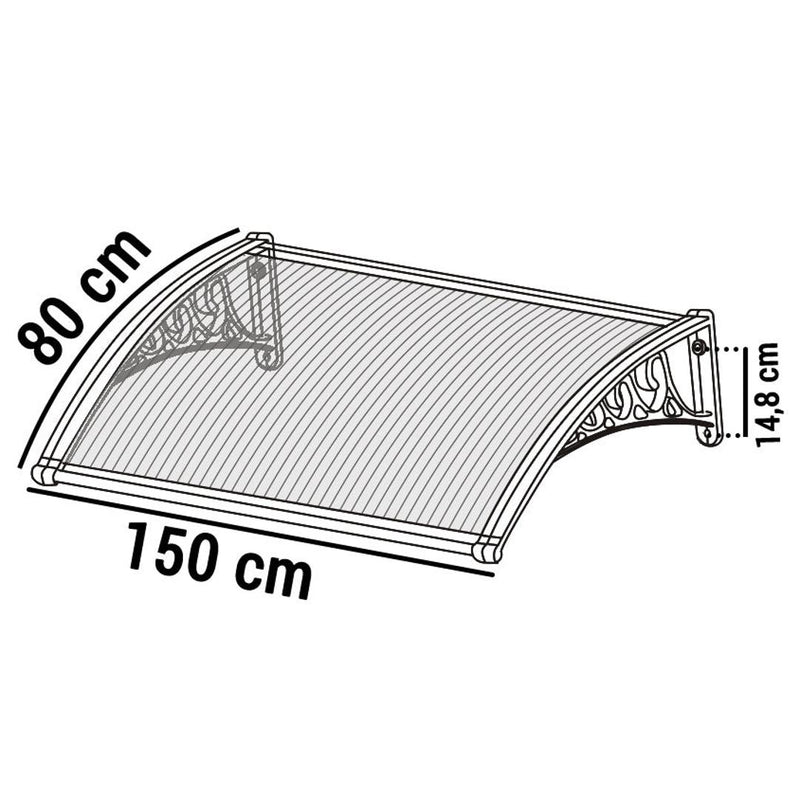 Marchiza copertina fixa 80 x 150 maro