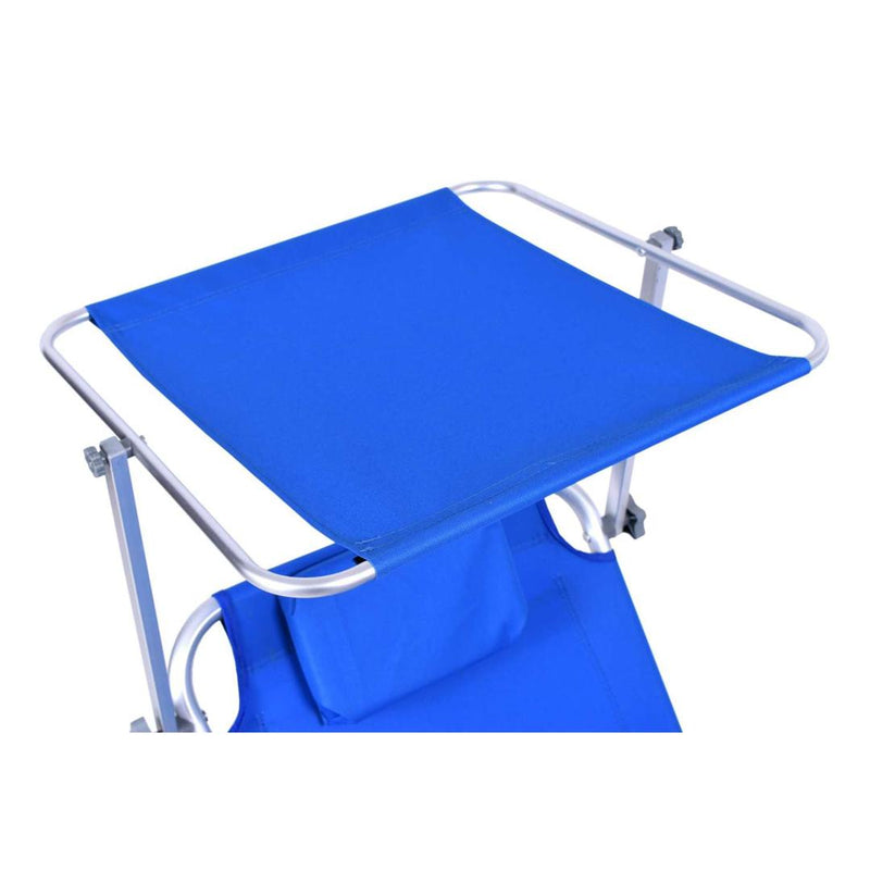 Sezlong scaun gradina Martin albastru