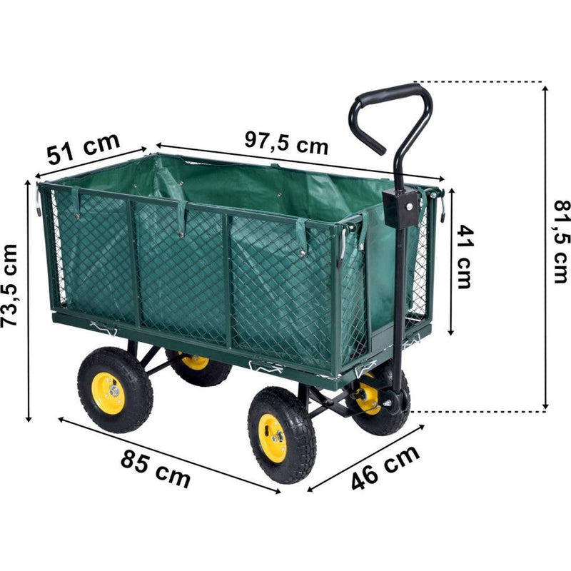 Carucior de transport cu plasa de protectie 46 x 73.5 x 85