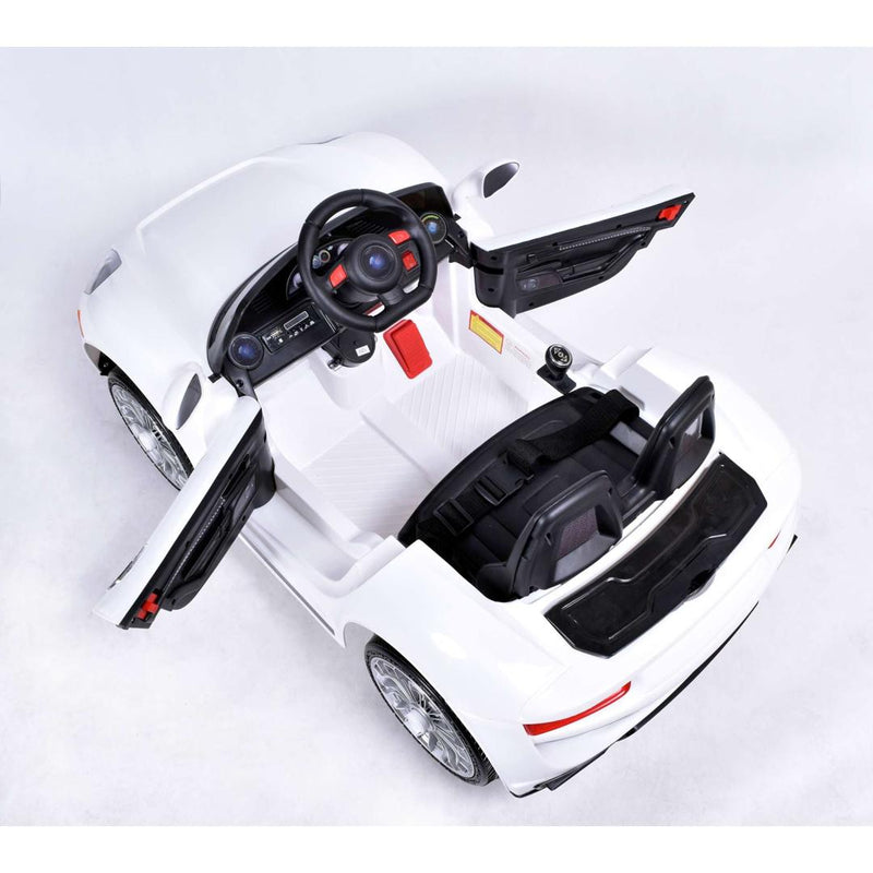 Masina electrica pentru copii Porsche 55 x 49 x 105 alb