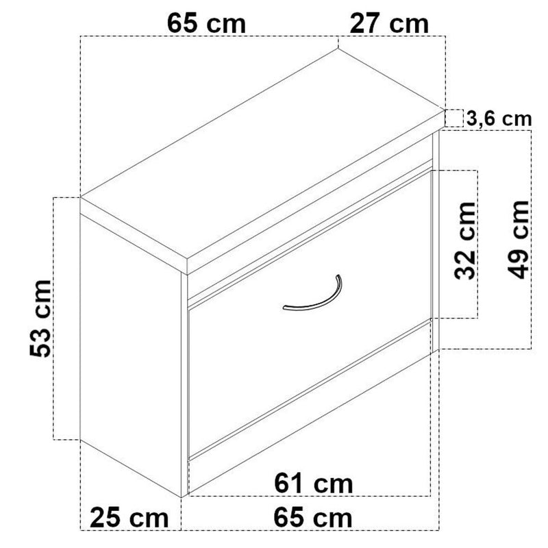 Pantofar tip banca cu sezut tapitat Klara 65 x 53 x 27 maslin