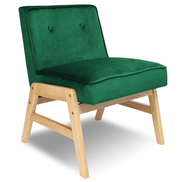 Scaun fotoliu retro Ontario Plus Velvet 43 x 73 x 53 verde