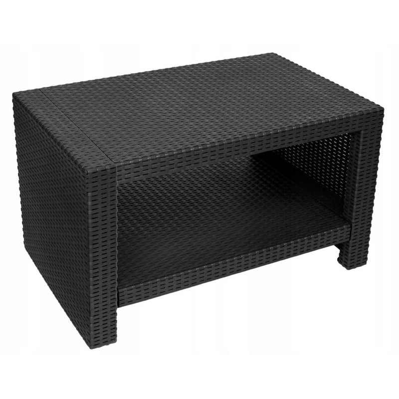 Set de mobilier gradina terasa Siesta 63 x 55 x 188 negru