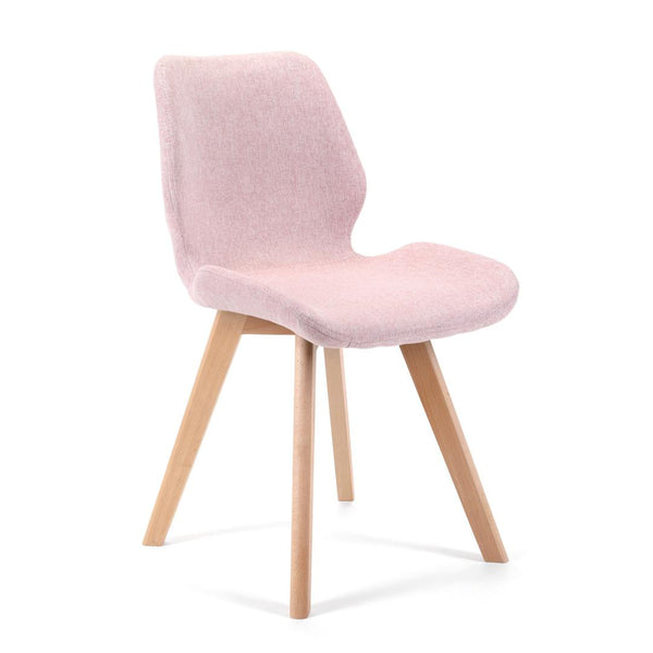 Set 4 scaune tapitate roz