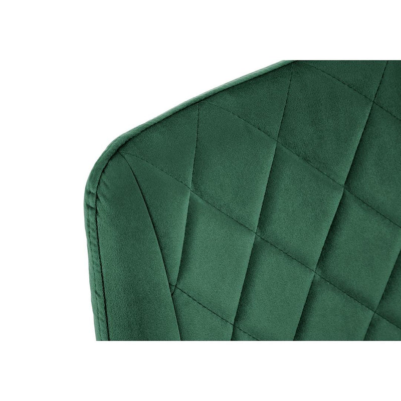 Set 4 scaune tapitate 49 x 42 x 84 cm verde