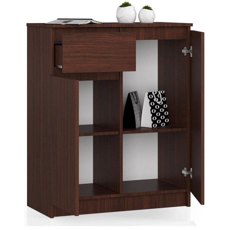 Comoda cu 2 usi 1 sertar 80 x 99 x 40 cm wenge