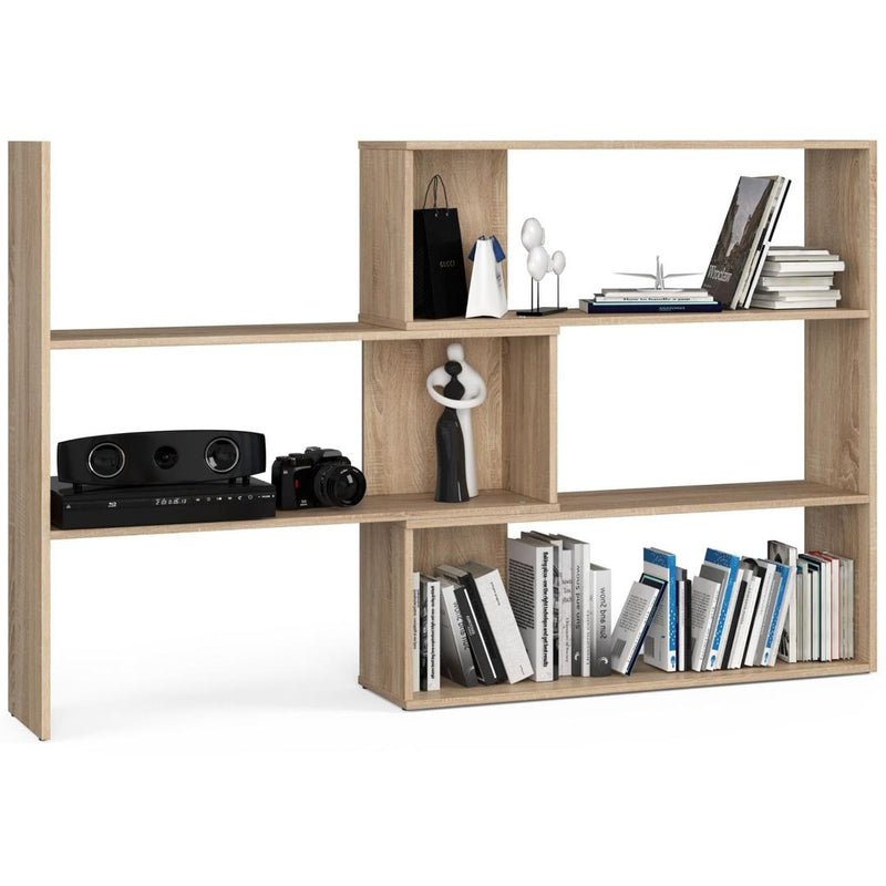 Biblioteca Twist 103.2 - 173.6 - 101.6 x 109.3 x 30 cm sonoma