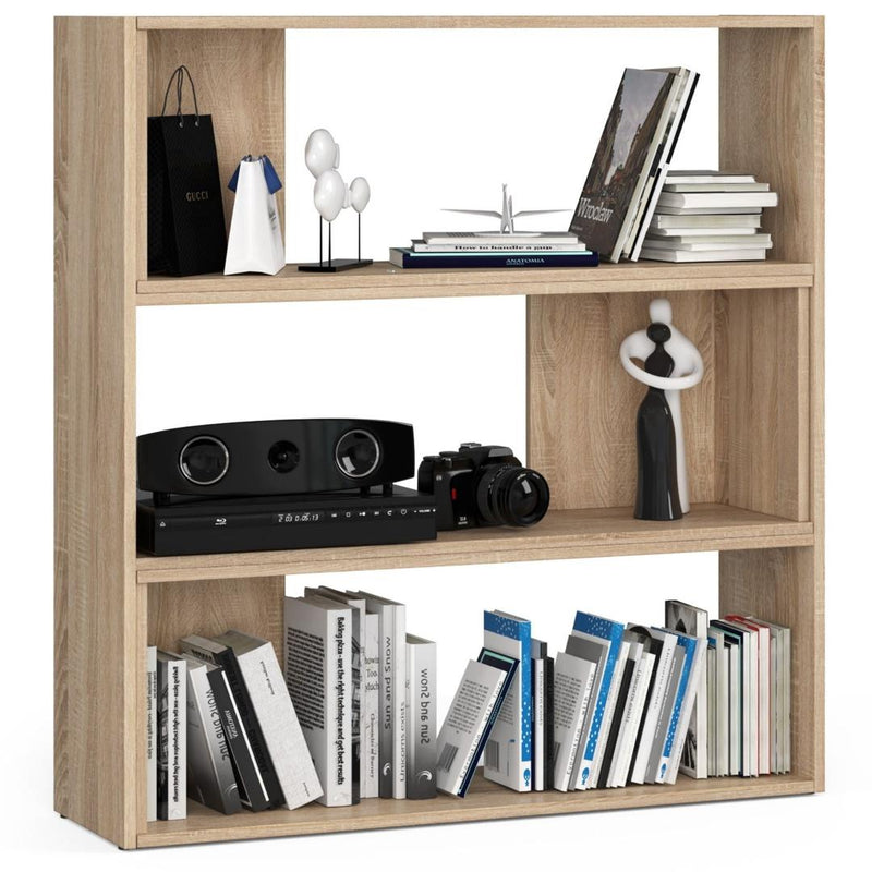 Biblioteca Twist 103.2 - 173.6 - 101.6 x 109.3 x 30 cm sonoma