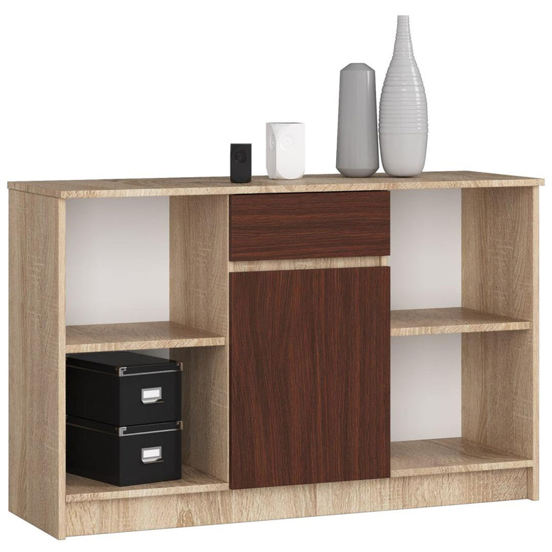 Comoda cu 1 usa si 1 sertar 120 x 77 x 40 setjar, wenge