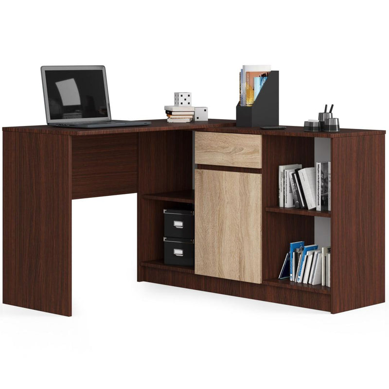 Comoda cu 1 usa si 1 sertar 120 x 77 x 40 cm wenge, sonoma