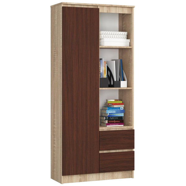 Biblioteca  80 x 180 x 35 setjar, wenge