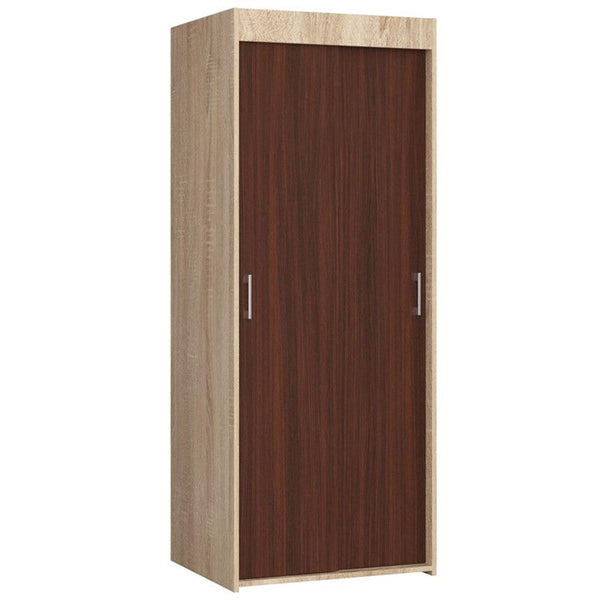 Dulap haine cu 2 usi glisante 70 x 180 x 60 setjar, wenge