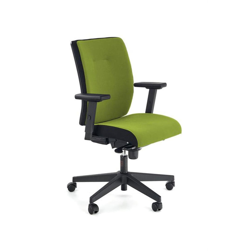Scaun birou Pop 68 x 93-108 x 65 negru, verde