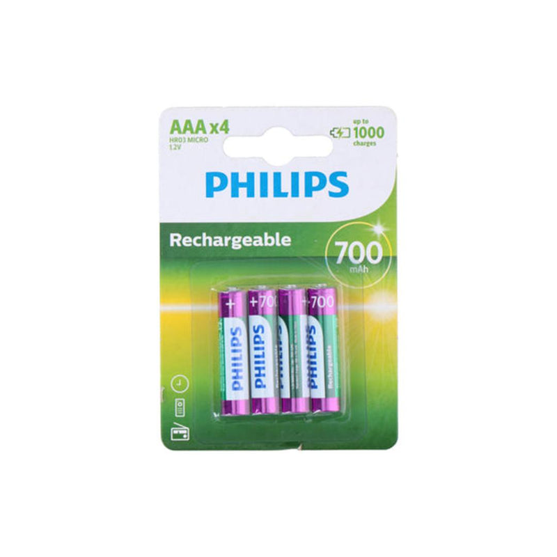 Baterii Reincarcabile Philips AAA - 4 Buc