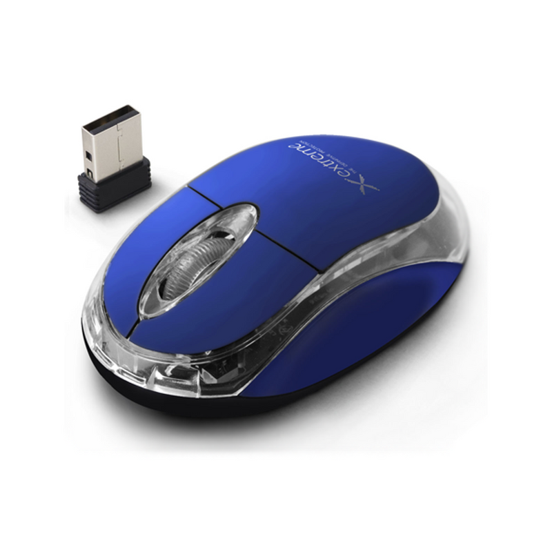 Mouse Optic Wireless - Extreme - Albastru