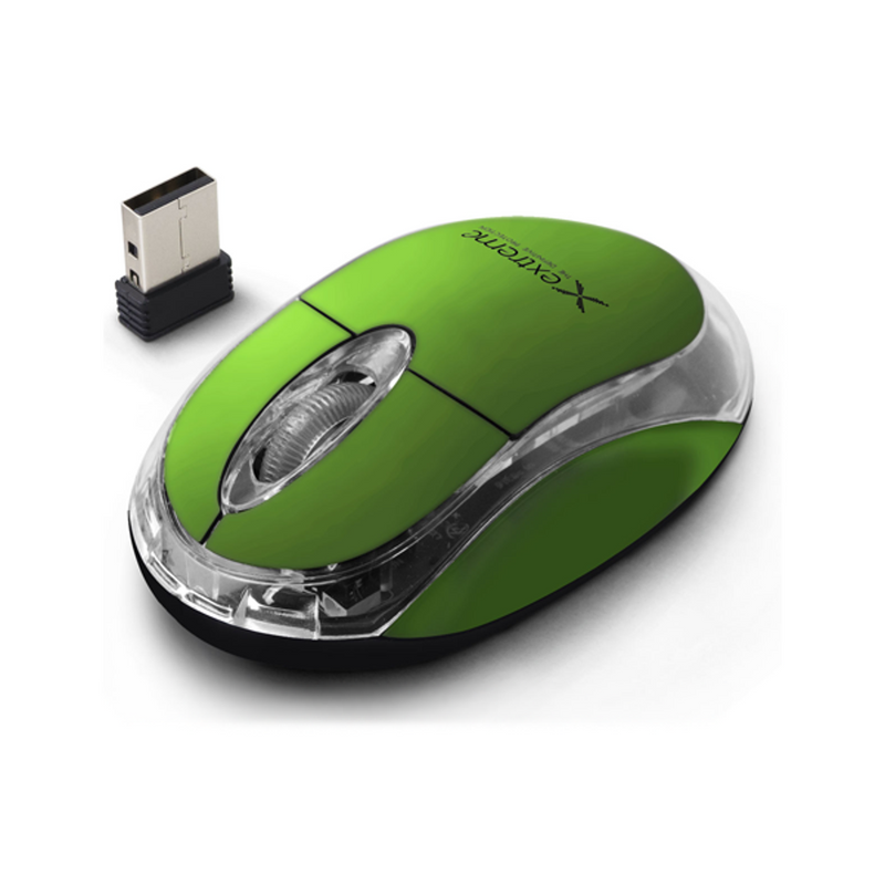 Mouse Optic Wireless - Extreme - Verde
