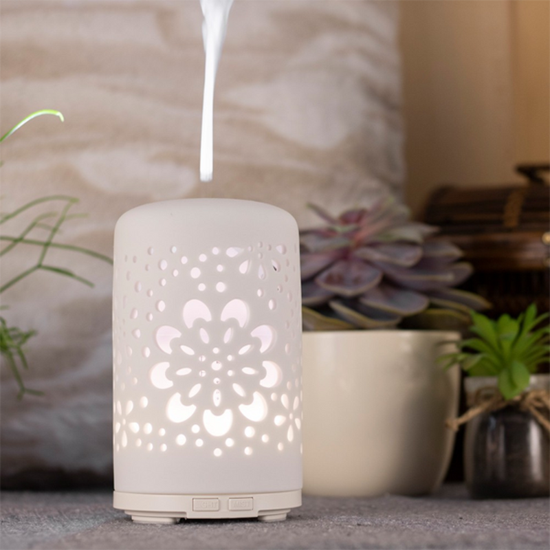 Lampa Aromaterapie din Ceramica cu Ultrasunete