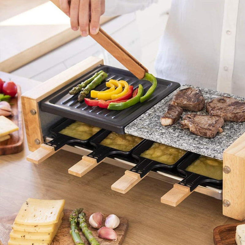 Gratar Electric Cecotec Grill 8400 Wood MixGrill Raclette 1200W