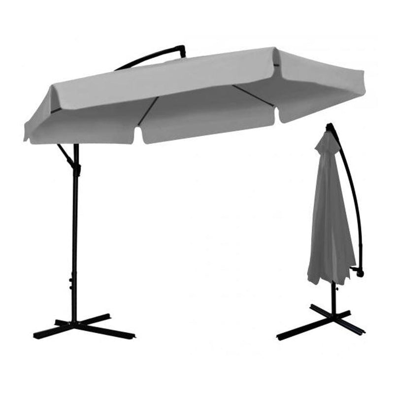 Umbrela de Soare Suspendata GardenLine Banana - Gri - 3 m