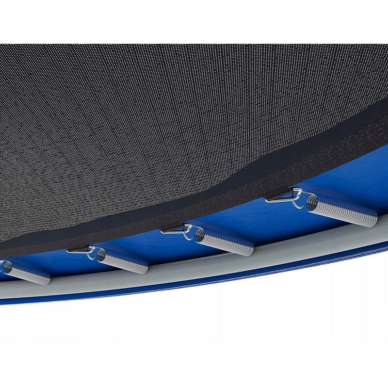 Trambulina de gradina cu plasa de siguranta si scarita de acces blue 305cm carruzzo