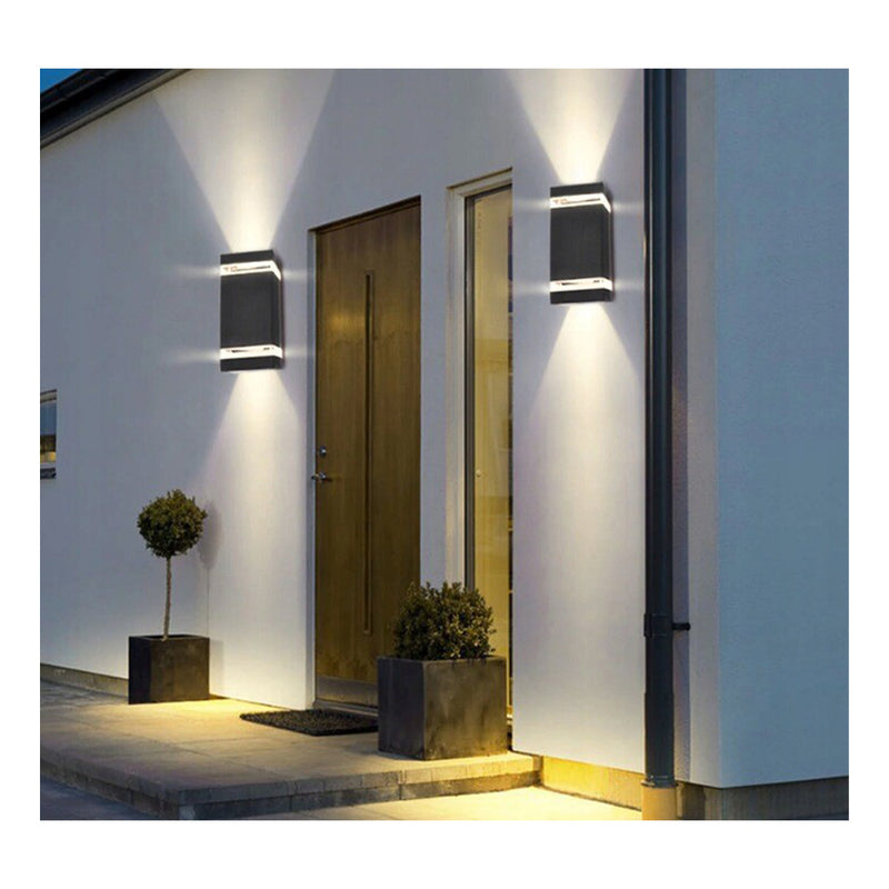Aplica ﻿corp iluminat exterior arhitectural fatade nela 2x gu10 35w antracit