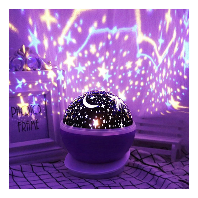 ﻿Lampa de veghe ambientala rotativa magic ball f9g5 cu proiectie