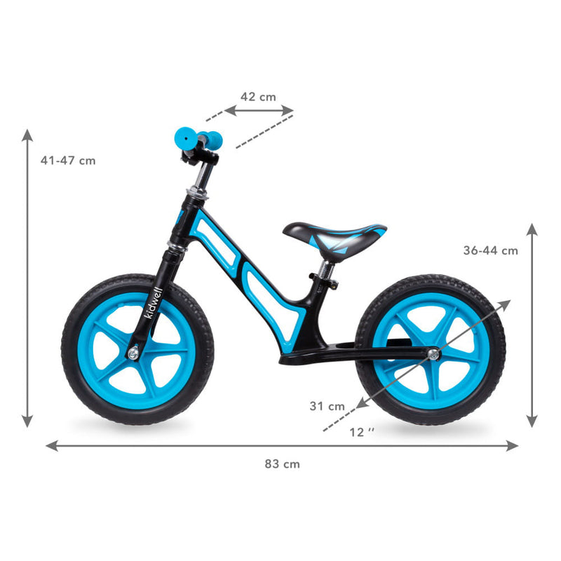 ﻿Bicicleta de echilibru fara pedale kidwell comet nergu - albastru pentru copii