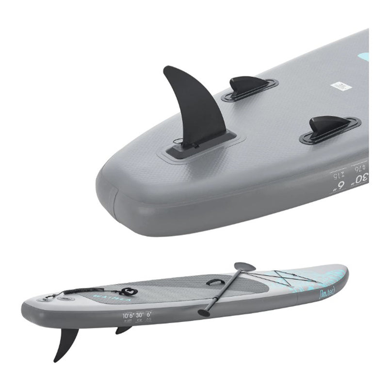 ﻿Placa SUP Paddleboard gonflabila - 320 x 76 x 15cm - gri