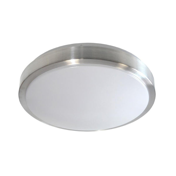 Lustra led plafoniera solen rotunda silver 2 x e27 40w