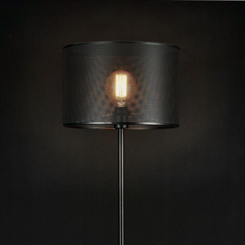 Lampa de podea arensburg negru metal 153cm