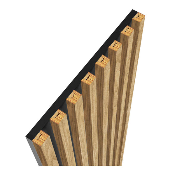 ﻿Riflaj panou riflat decorativ din lemn stejar santana 275cm-100cm lm014