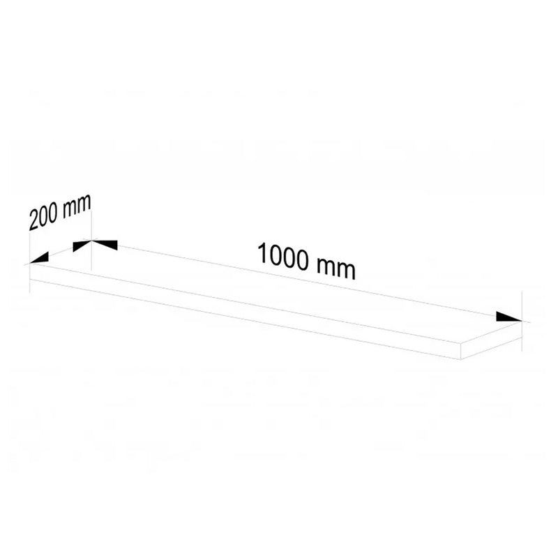 Raft de perete 100 x 3.2 x 20 cm arin