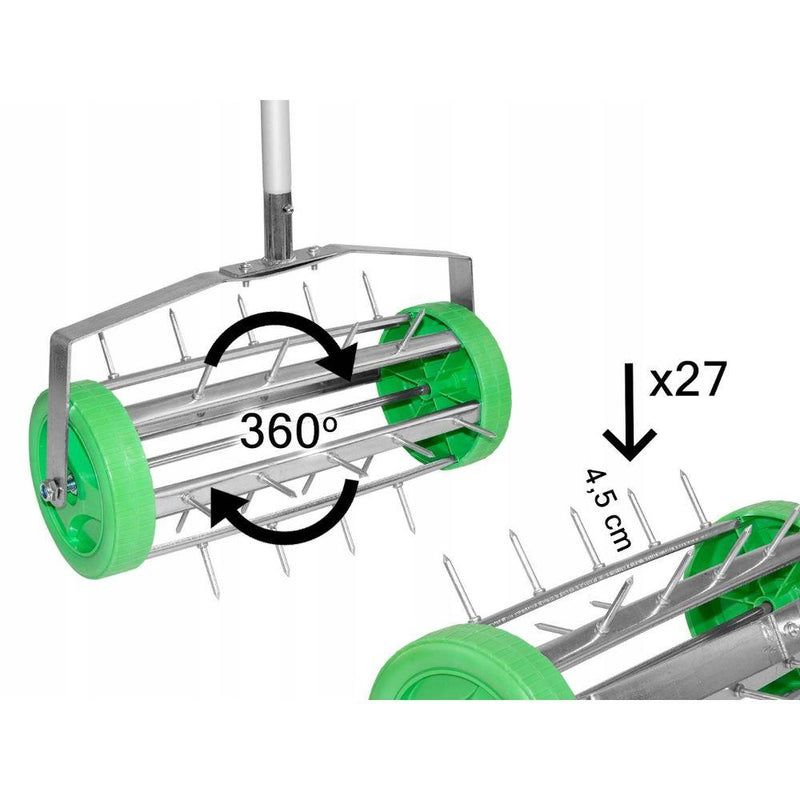 Scarificator rola rotativa aerator de iarba